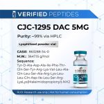 An information sheet for our 5MG CJC-1295 DAC peptide.