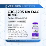 An information sheet for our 10MG CJC-1295 No DAC peptide.