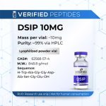 An information sheet for our 10MG DSIP No DAC peptide.