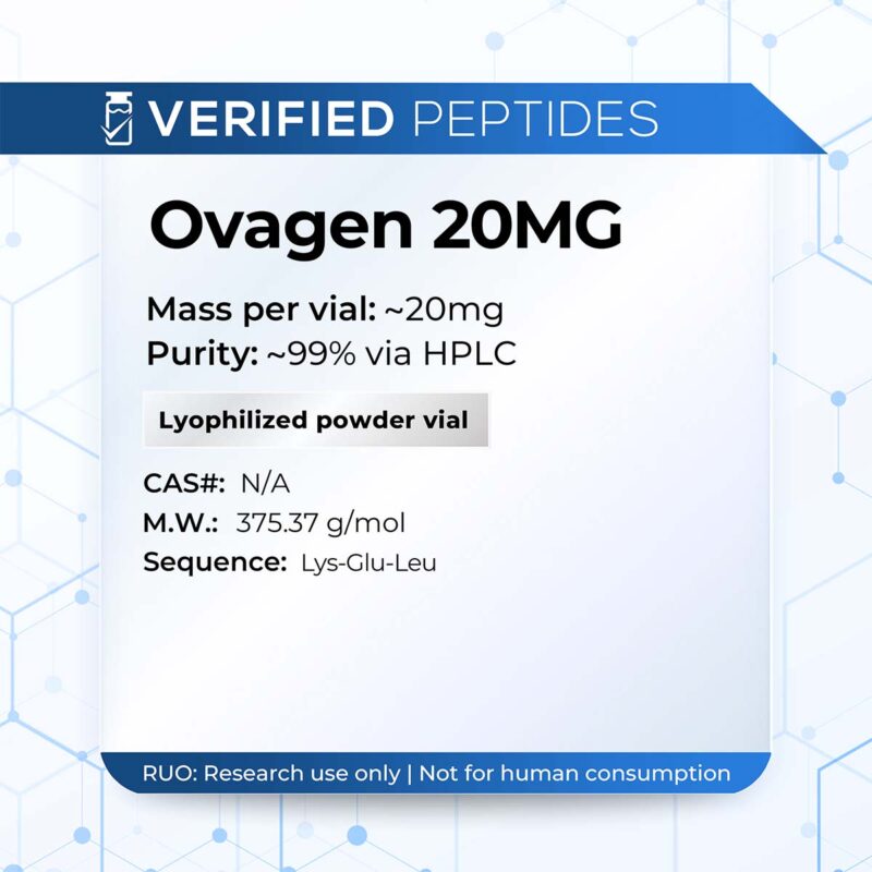 ovagen-800x800-5 An information sheet for our 20MG Ovagen peptide.