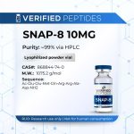 An information sheet for our 10MG SNAP-8 peptide.