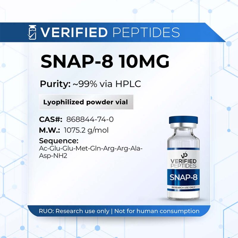 snap-8-bottle-800x800-5 An information sheet for our 10MG SNAP-8 peptide.