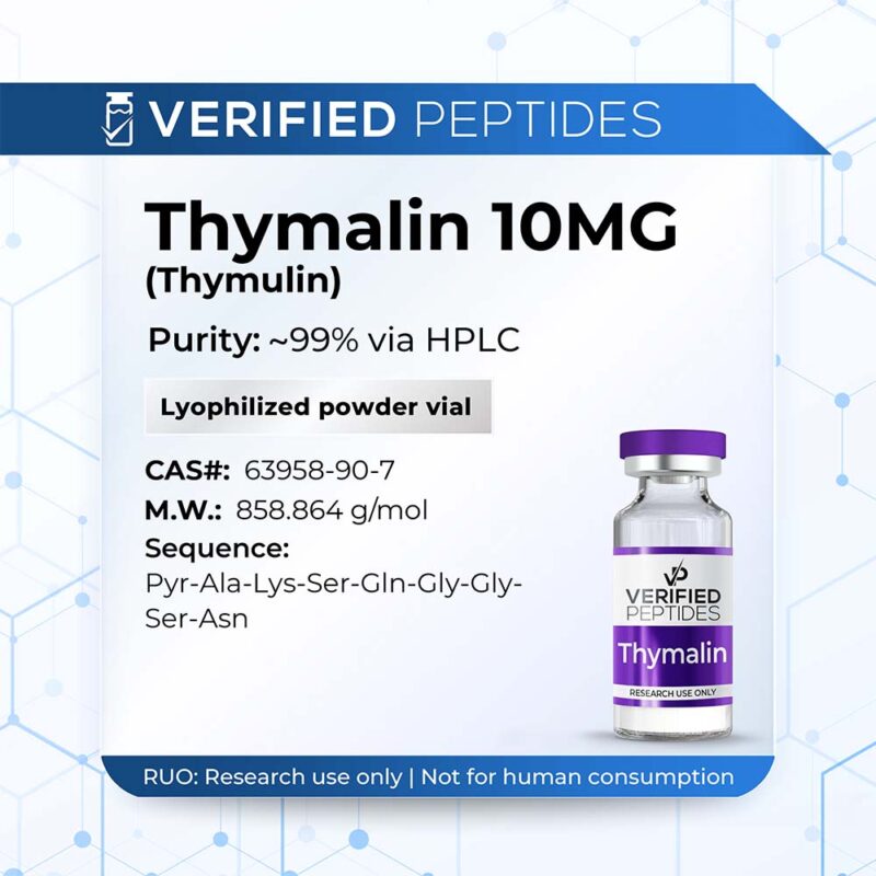 thymalin-bottle-800x800-5 An information sheet for our 10MG Thymalin peptide.